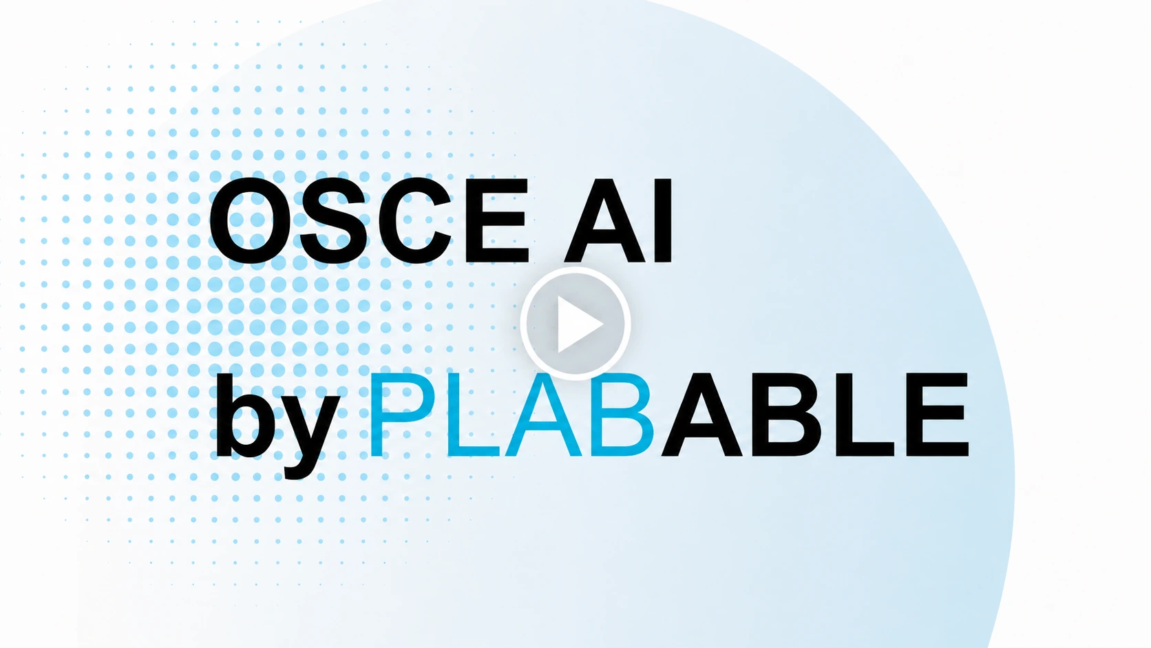Watch: PLAB 2 - OSCE AI